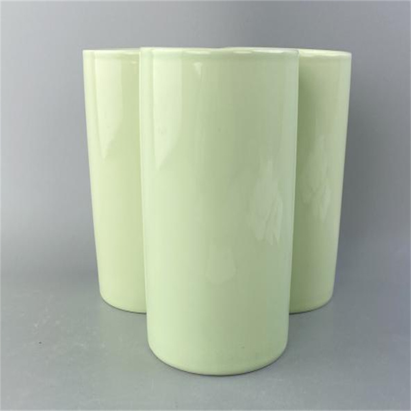 Factory direct sales ceramic mugs, fashionable colored glazes, home and hotel water cups, creative and trendy mugs Specification image