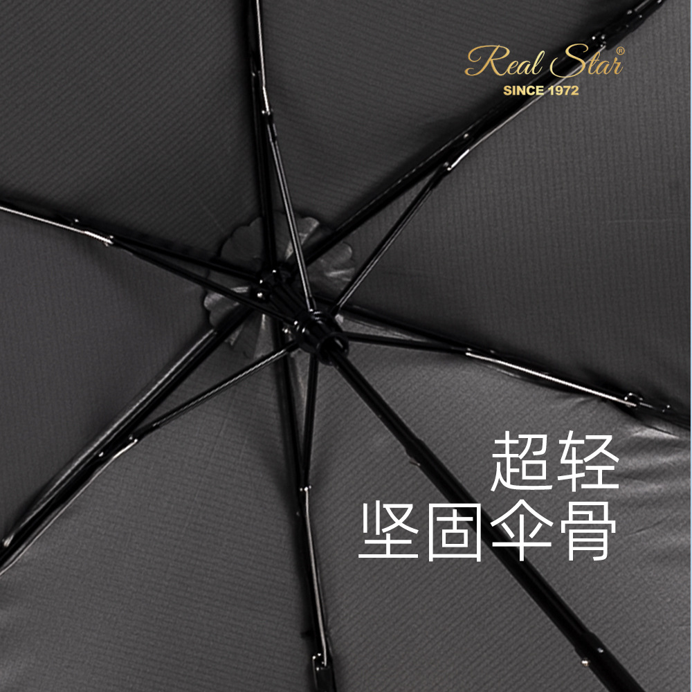 100g ultra-light new three-fold sun umbrella, manual aluminum alloy folding umbrella, color rubber sunshade umbrella, all-weather and all-weather umbrella Application Scenario