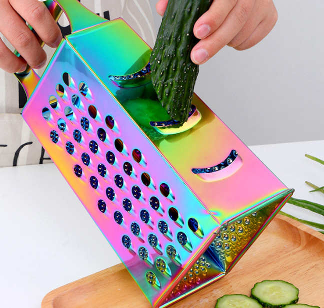 Four-sided facade stainless steel wire sharpener