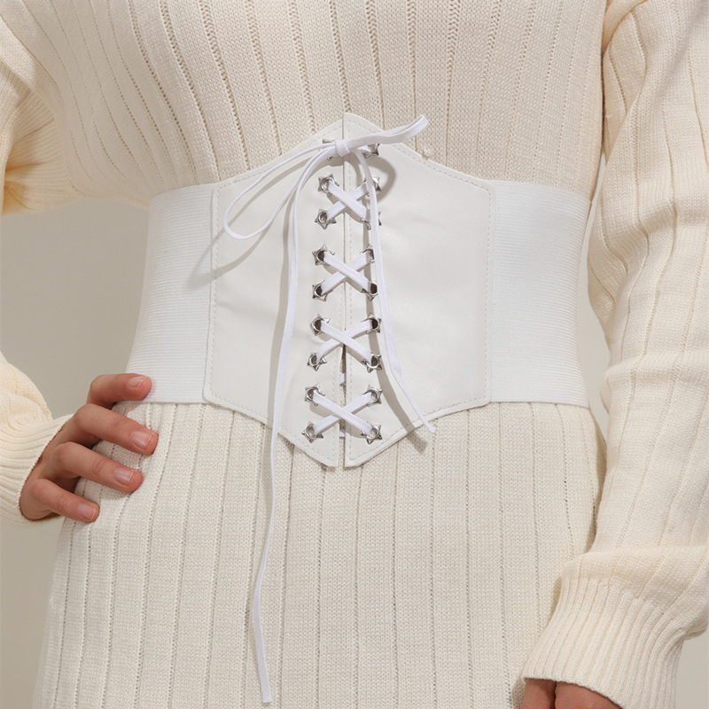 Belt Decoration Ladies European And American Style Waist Cover Body Decoration With Fashion Wide Waist Cover Four Seasons Dress Match details Picture