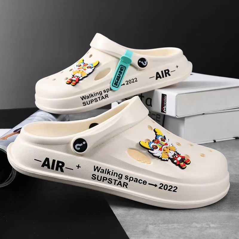 New lovers leisure Crocs men wear non-slip and anti-odor baotou slippers women super soft thick soled students summer Application Scenario