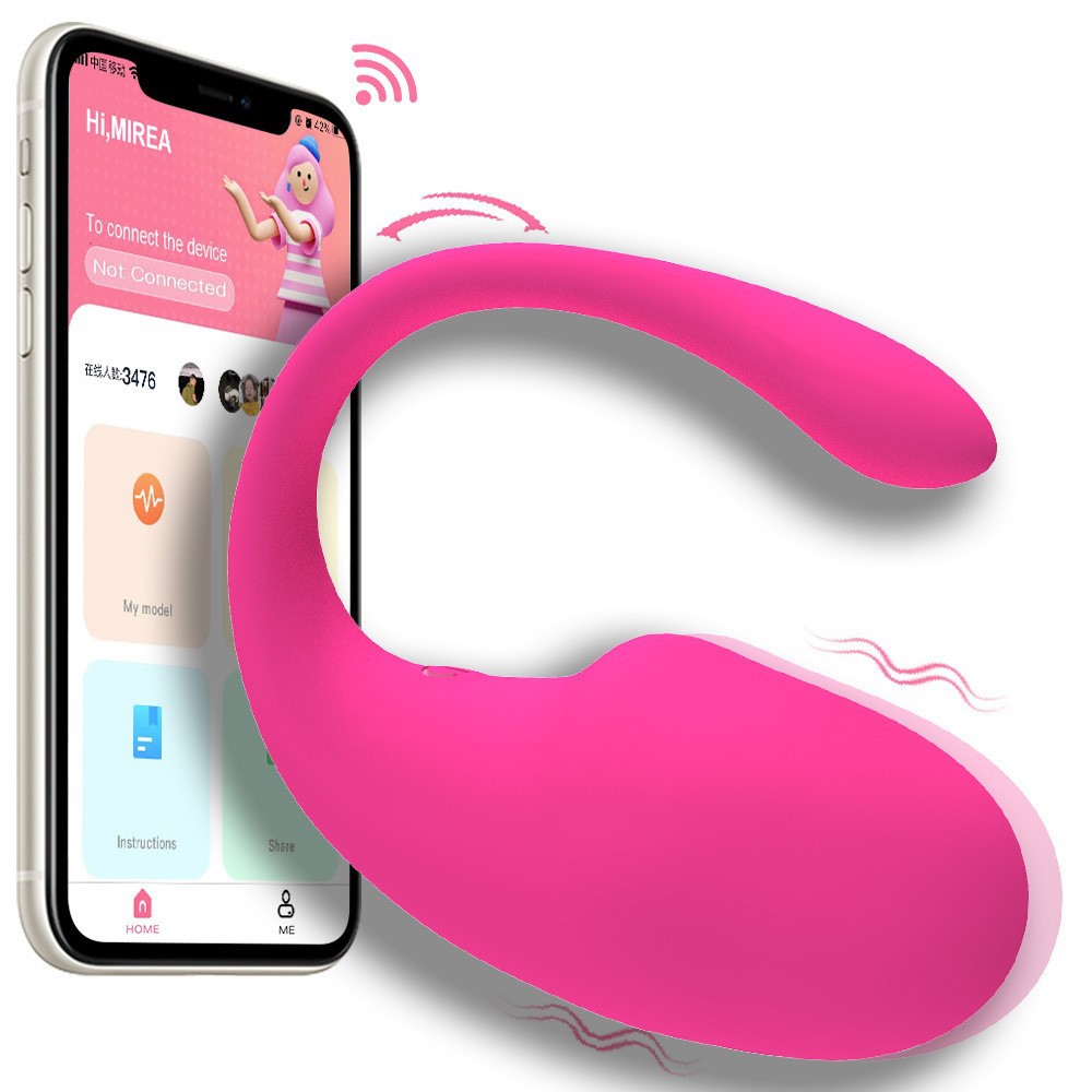 Wireless APP remote-controlled wearable simulation tadpole egg-jumping female masturbation vibrator Adult sexual product full figure