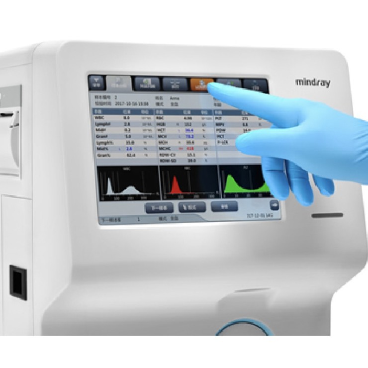 Mindray's fully automatic three-category blood cell analyzer BC-10, single-channel 20 items, 8-inch screen, 30T/H Specification image