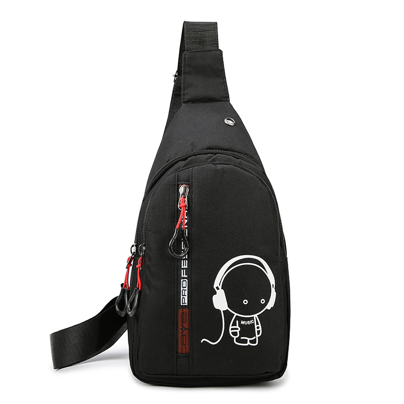 胸包/单肩包男/运动户外/斜跨包男/胸包定制产品图