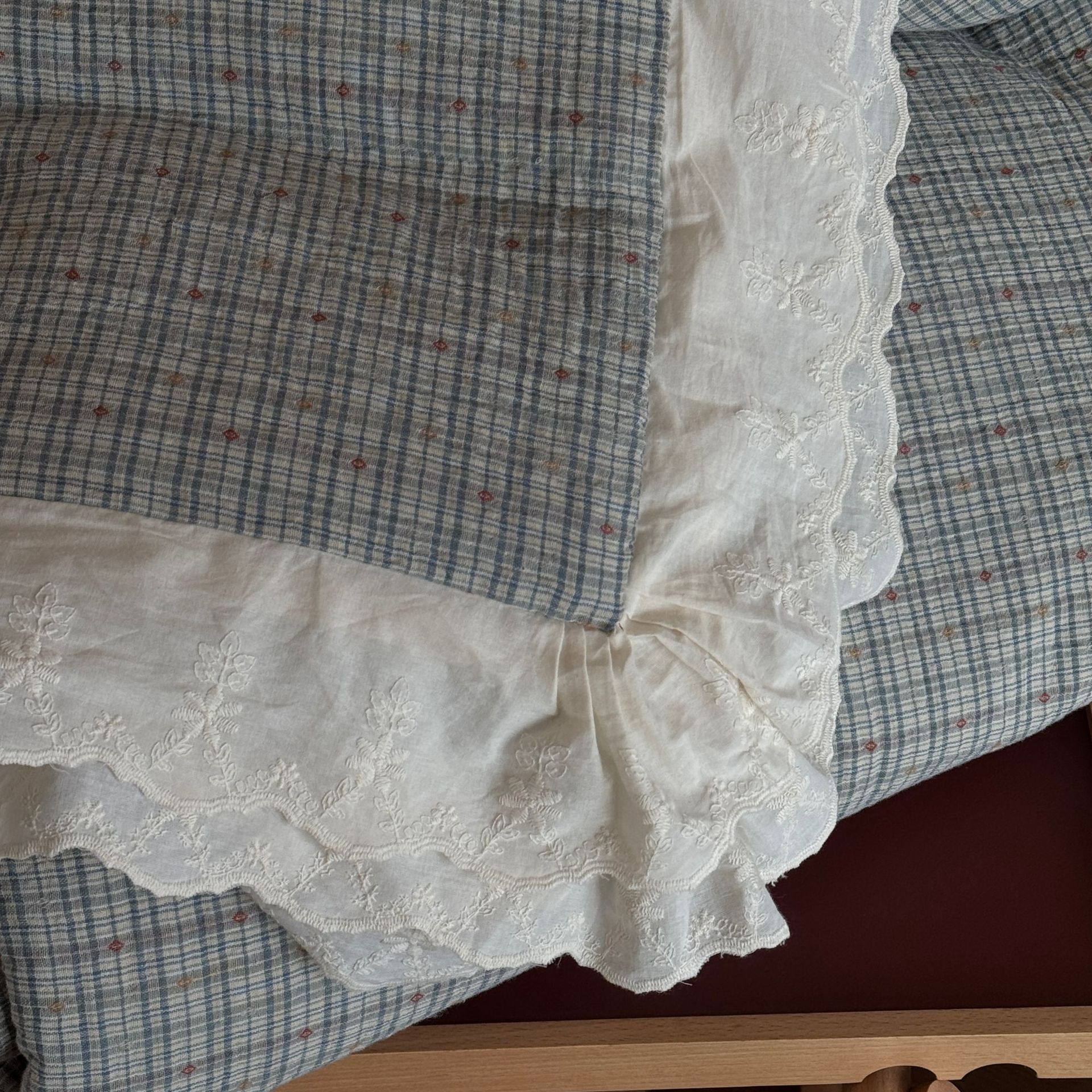 French-style woven fabric lace summer quilt, all-cotton summer cool quilt, air-conditioned quilt, thin quilt, machine-washable and water-washable Application Scenario