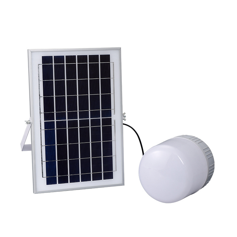 LED solar rechargeable bulb lamp, 5-speed remote dimming, outdoor waterproof camping emergency household rechargeable bulb Application Scenario