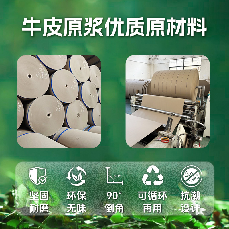 Ring-shaped paper corner protectors, L-shaped corner protectors, bent corner protectors, carton corner protectors, plum blossom protectors, kraft paper packaging corner protectors details Picture