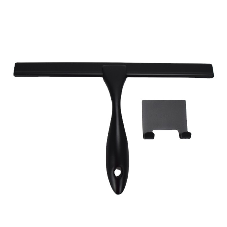 Cross-Border Direct Black Home Glass Wiper Utility Single-Side Manual Wiper Kitchen Stainless Steel Wiper Item Picture