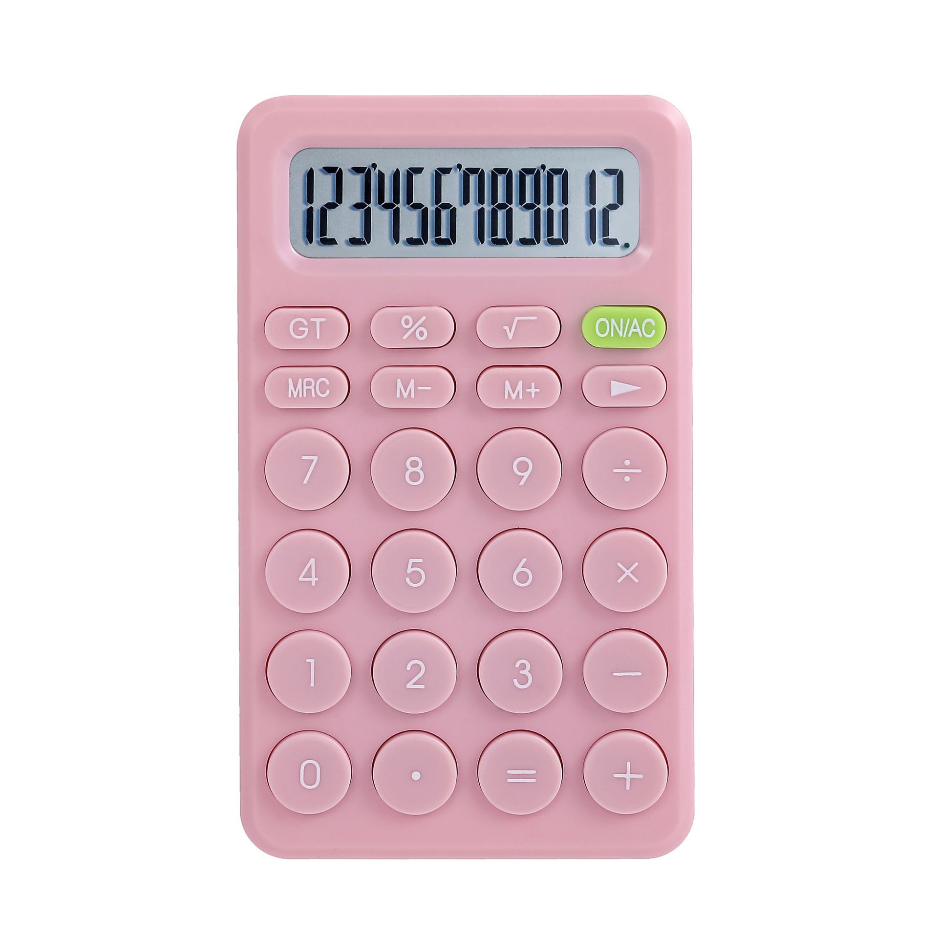Factory direct supply of candy-colored cute calculator, solar 12-digit creative portable student calculator 809B Application Scenario