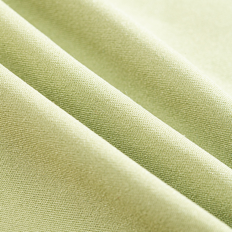 75D straight Gunny four-sided elastic women's coat, wide-leg pants, dress fabric, polyester spandex double-sided fabric, custom-made details Picture