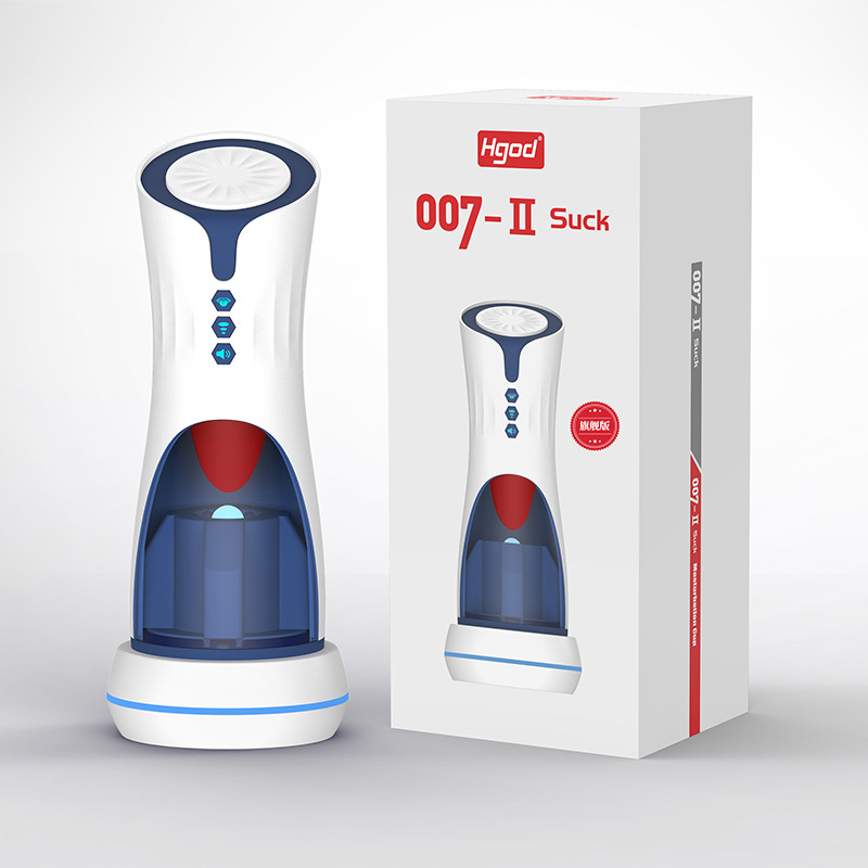 Second-generation fully automatic tongue sucking and licking airplane cup male masturbation exercise sex toy details Picture