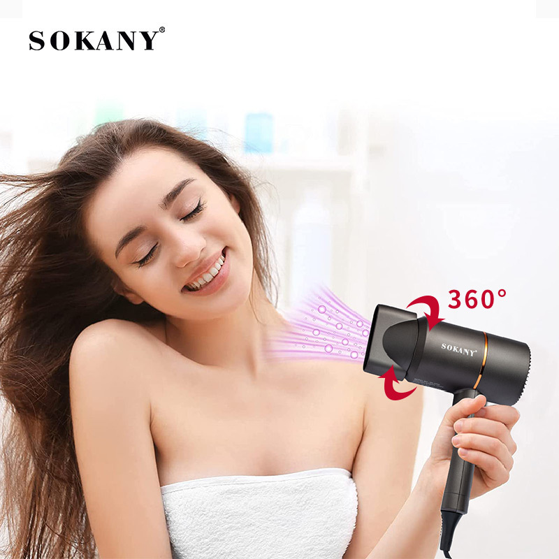 Foreign trade cross-border SOKANY2202 Household Hair Dryer SOKANY Professional Hair Dryer Application Scenario