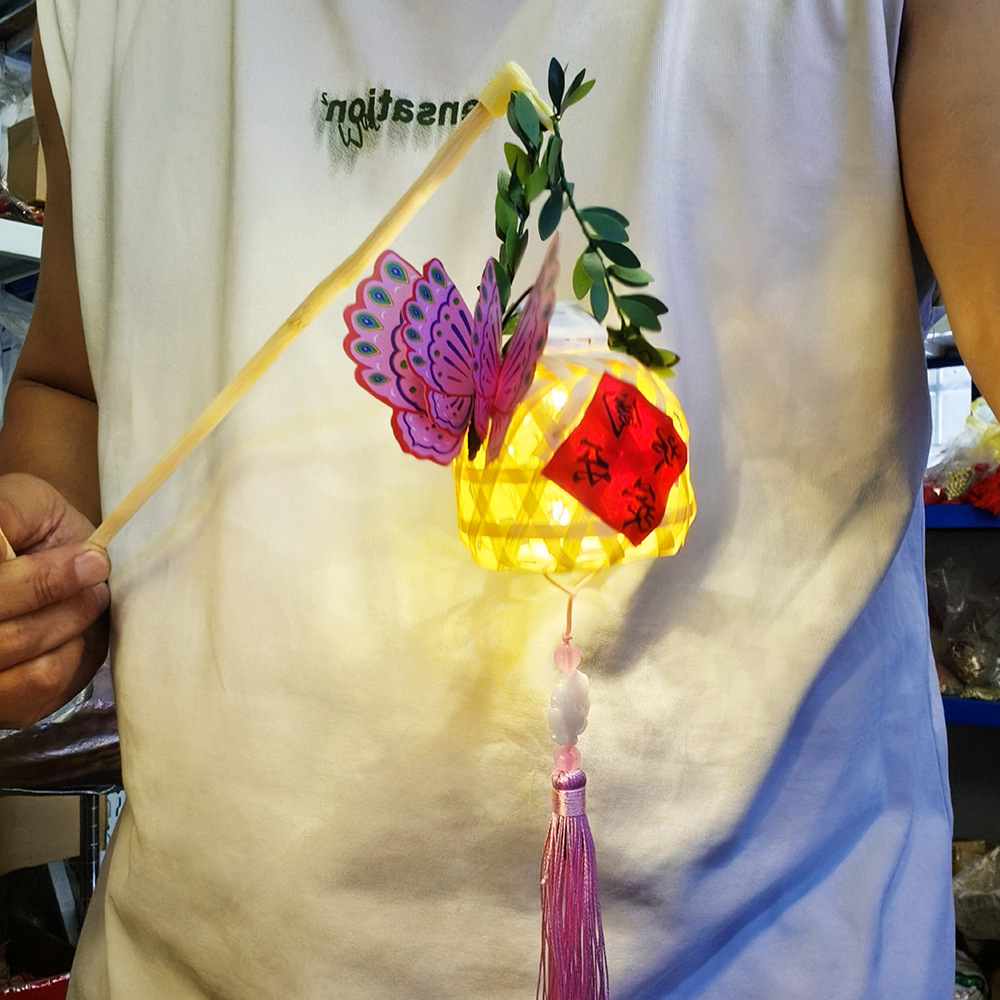 手提小灯笼/灯笼/纸灯笼玩具/中秋灯笼/蛇年DIY灯笼细节图