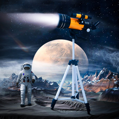 天文望远镜观星30070高倍高清夜视学生儿童教学单筒望远镜赠品详情图3