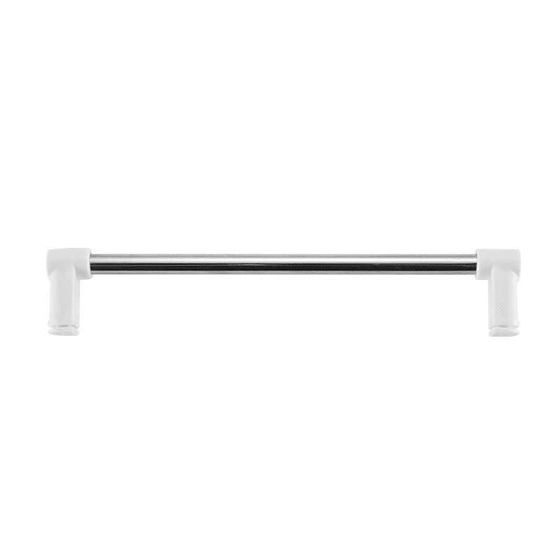 Cross-border kitchen simple and non-perforated towel rack hanging rod, bathroom stainless steel seamless bath towel and slippers wall hanging rack Item Picture