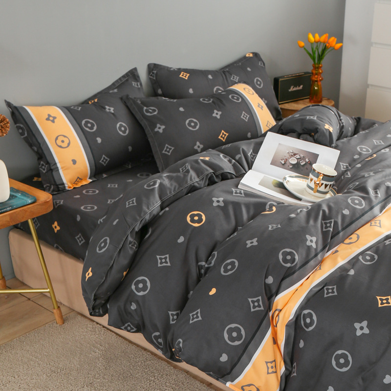 Thickening mill wool contracted autumn and winter four sets of student dormitory sheets quilt sets of three sets of bedclothes manufacturers wholesale Application Scenario