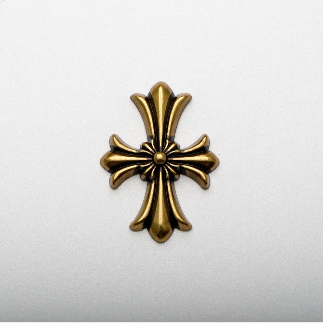 Wholesale of the same alloy metal cross flower accessories and retro trend diy clothing accessories as Crocin Application Scenario
