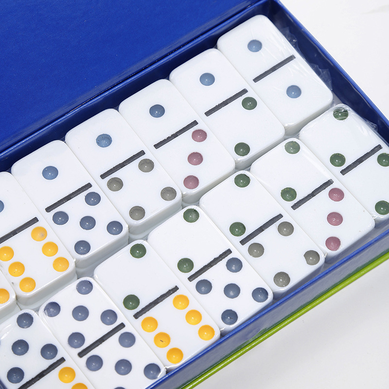 Cross-border dominoes, domino games, dominoes, cards, chess cards, white dominoes supply Item Picture