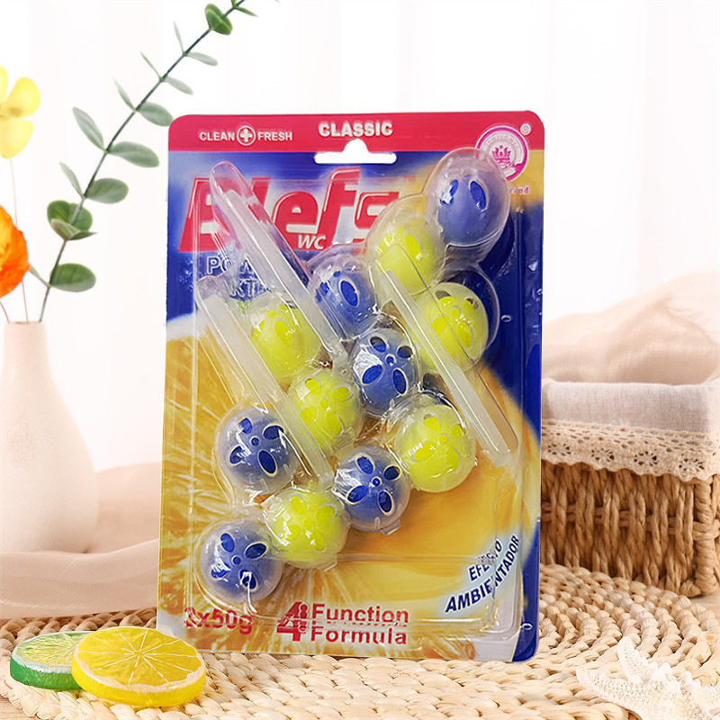 马桶清洁球马桶自动清洗剂卫生球柠檬亚马逊爆款厂家直销3挂