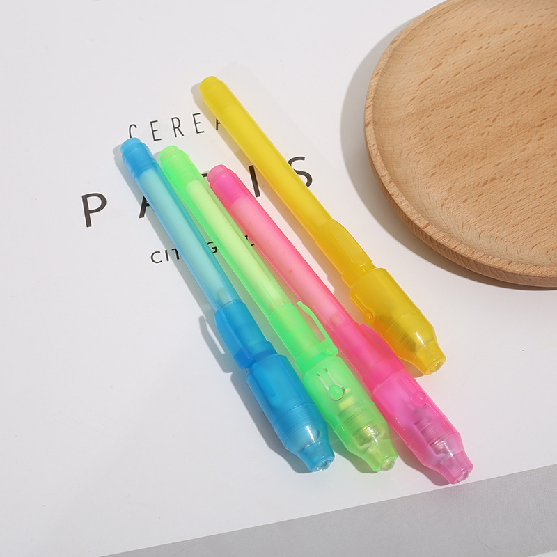 塑料大头led灯魔术玩具多功能验钞广告紫外线UV隐形荧光灯笔