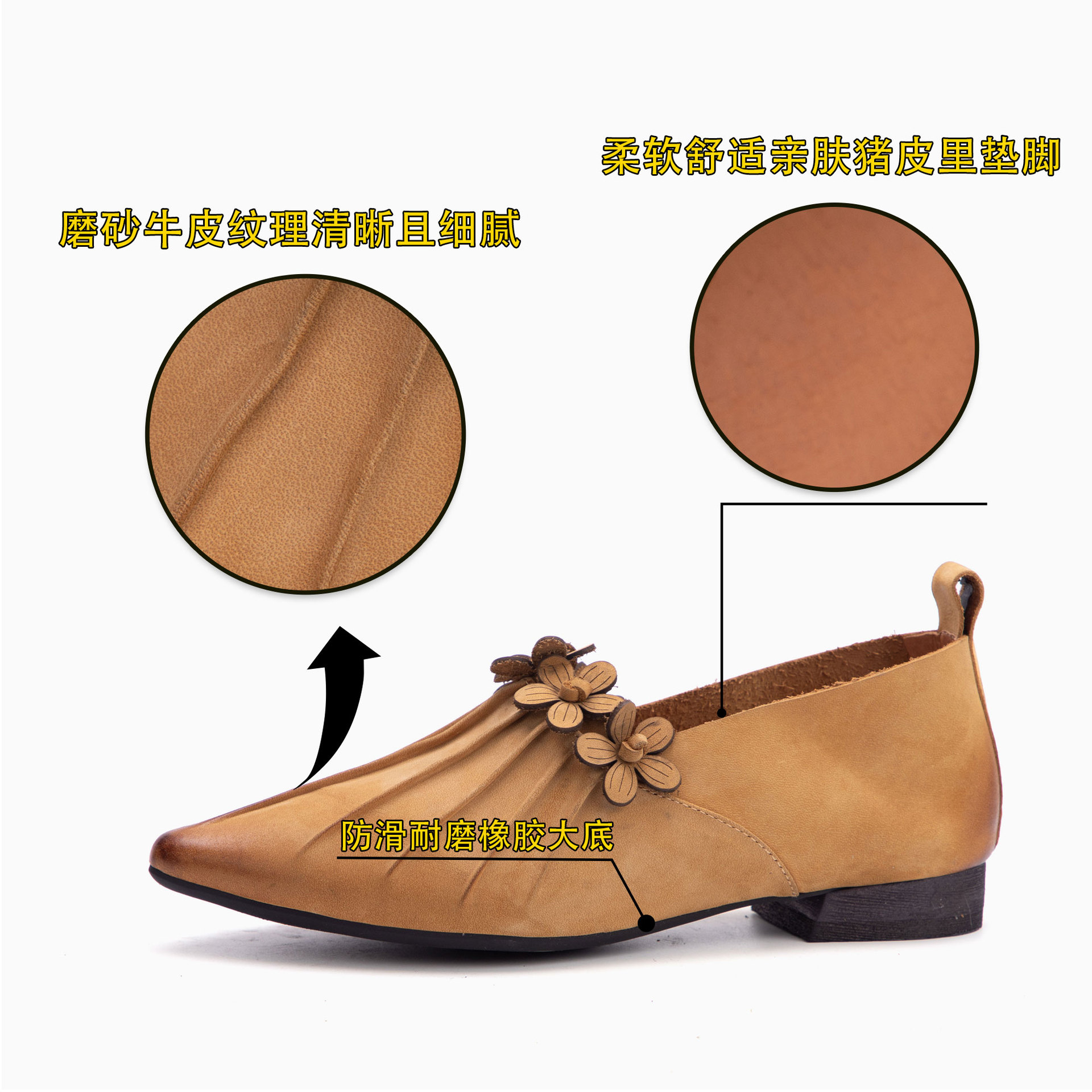 情趣高跟鞋/高跟鞋/围巾女士长款百搭/高跟鞋女春季气质/女士休闲皮鞋产品图