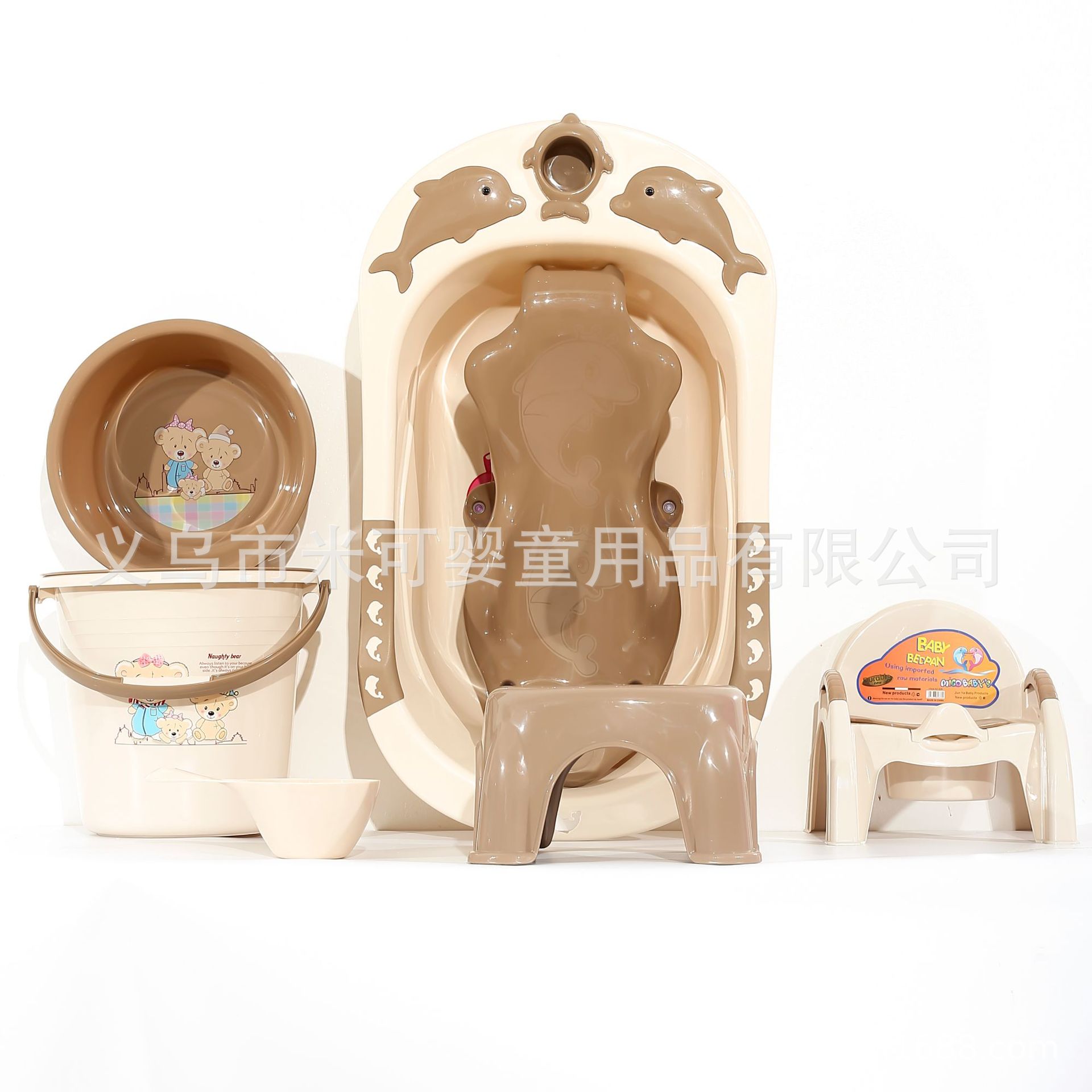 儿童浴盆宝宝洗浴套装