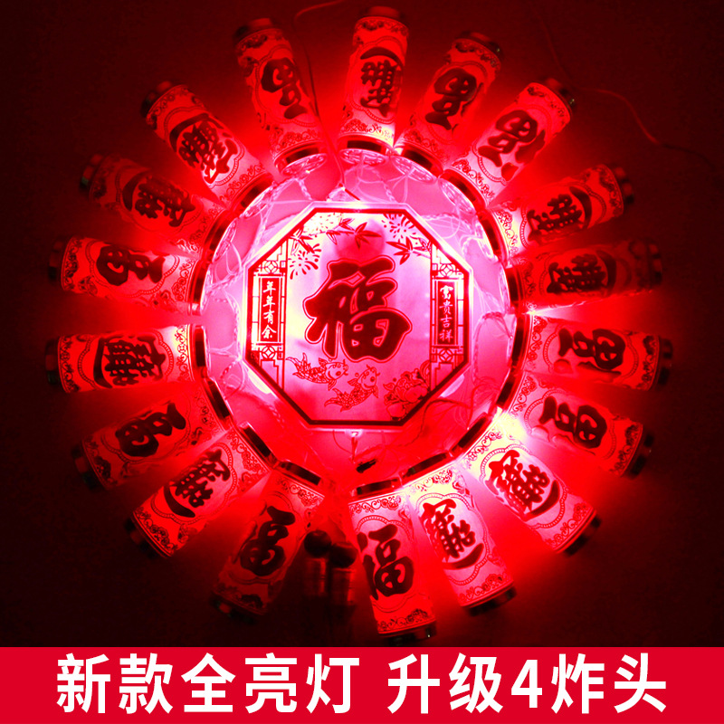 New loud and festive simulation firecrackers, super loud, unplugged, special sound LED lights, firecrackers, fireworks, sound effects, electronic firecrackers Specification image
