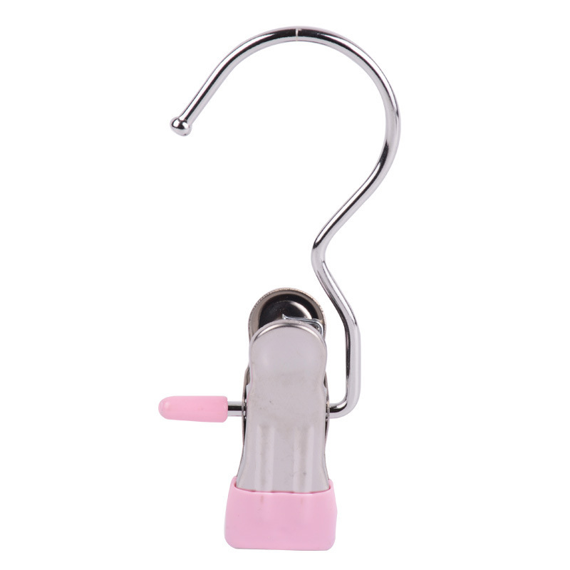 Amazon coat clip, multi-functional hanger clip, S-shaped curtain hook, sock clip, stainless steel hook clip Application Scenario