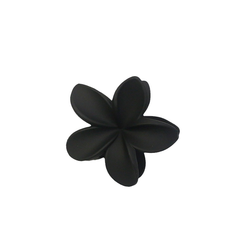 Cross Border Large Fri Fri Frosted Grab With Milk Coffee Flower Hairpin For Women Sweet Back Hair Curl Shark Hairpin Item Picture