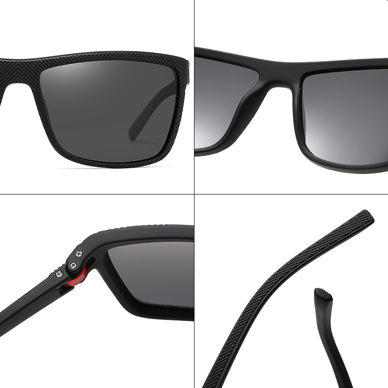 Men's spring-leg polarized sunglasses, classic frosted frame sunglasses, men's casual sports outdoor sunshade glasses Application Scenario