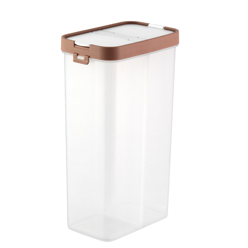Household kitchen grain transparent food sealed tank multi-functional moisture-proof and insect-proof snacks storage division Item Picture