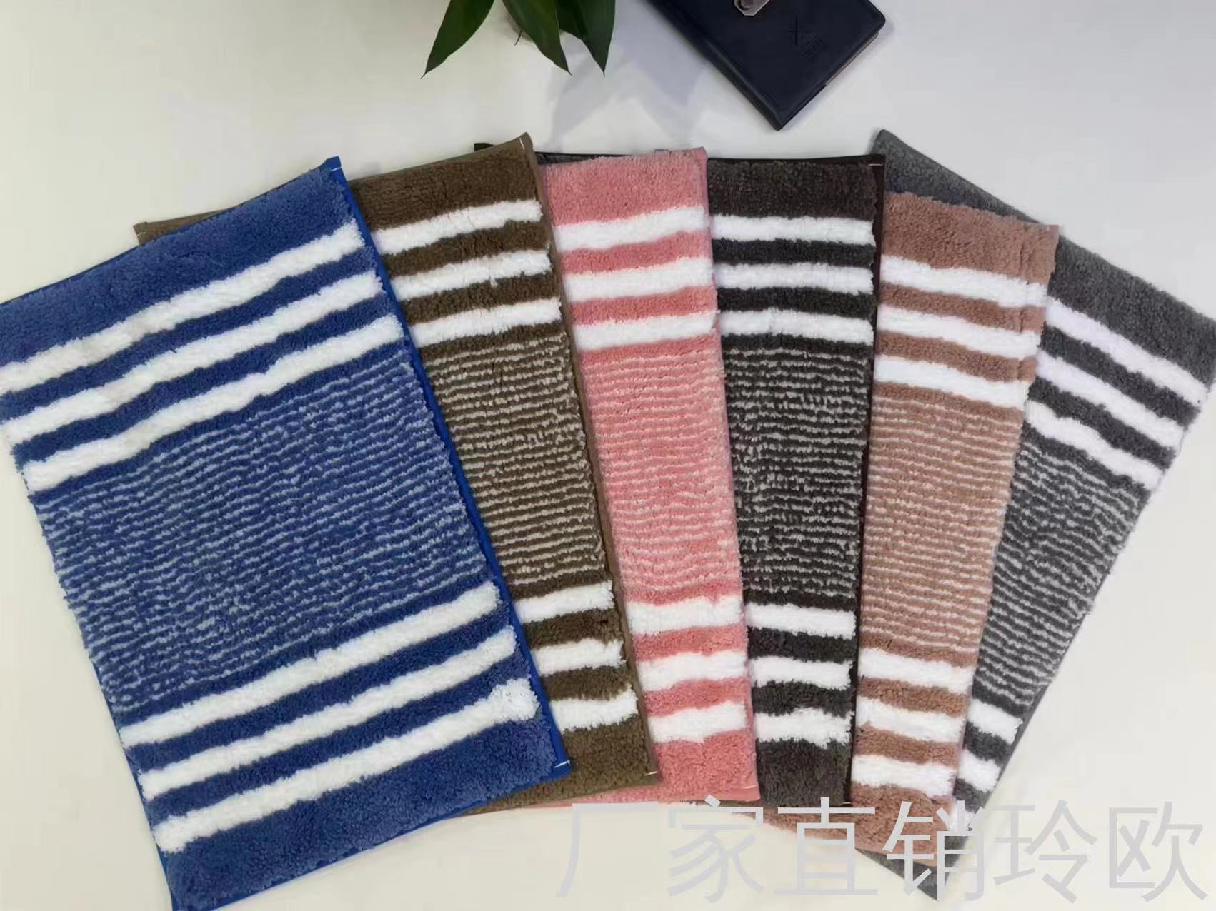 Microfiber star suede carpet soft and comfortable super absorbent effect new bathroom door mat full figure