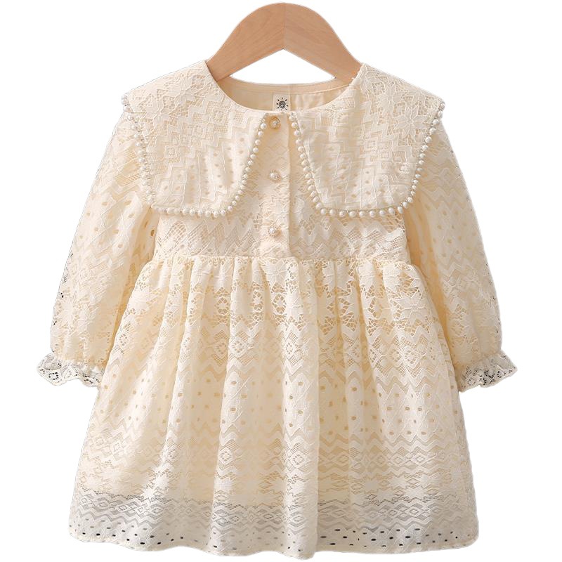 Girls' dress 2022 New Autumn and Winter children's stylish princess dress, children's wear, little girls' winter dress Item Picture