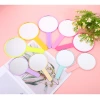 Wholesale of Korean-style simple round portable mirrors. Cute students hold them for beauty and makeup. diy hand-held mirrors Specification image