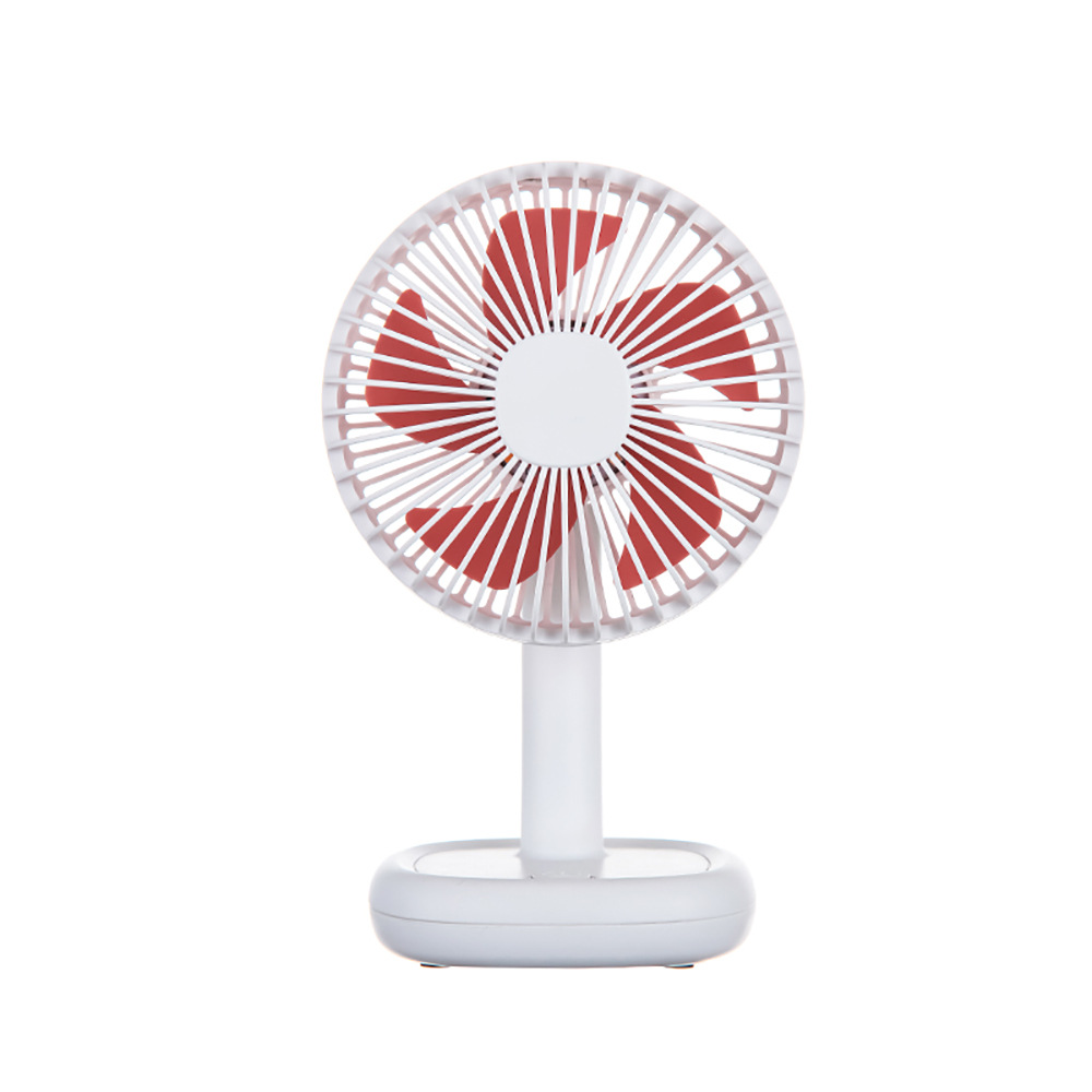 素简台式风扇白底实物图