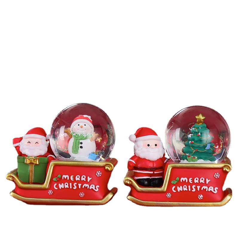 A Variety Of Santa Claus Luminous Crystal Ball Manufacturers Wholesale Snow Ball Christmas Gifts Christmas Tree Snowman Ornaments (Price Negotiable) Item Picture