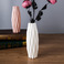 厂家直销塑料花瓶北欧色花瓶创意茶花摆件干湿花花瓶图