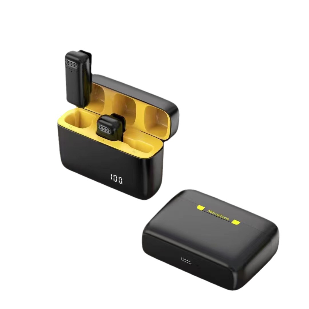 麦克风/无线麦克风/领夹麦克风/手机麦克风/U盘白底实物图