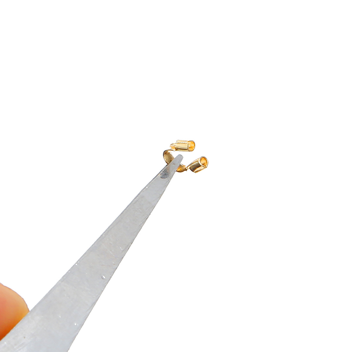 Iron U-shaped tail buckle opening positioning buckle, diy material for necklace and bracelet accessories, 100 pieces per bag details Picture