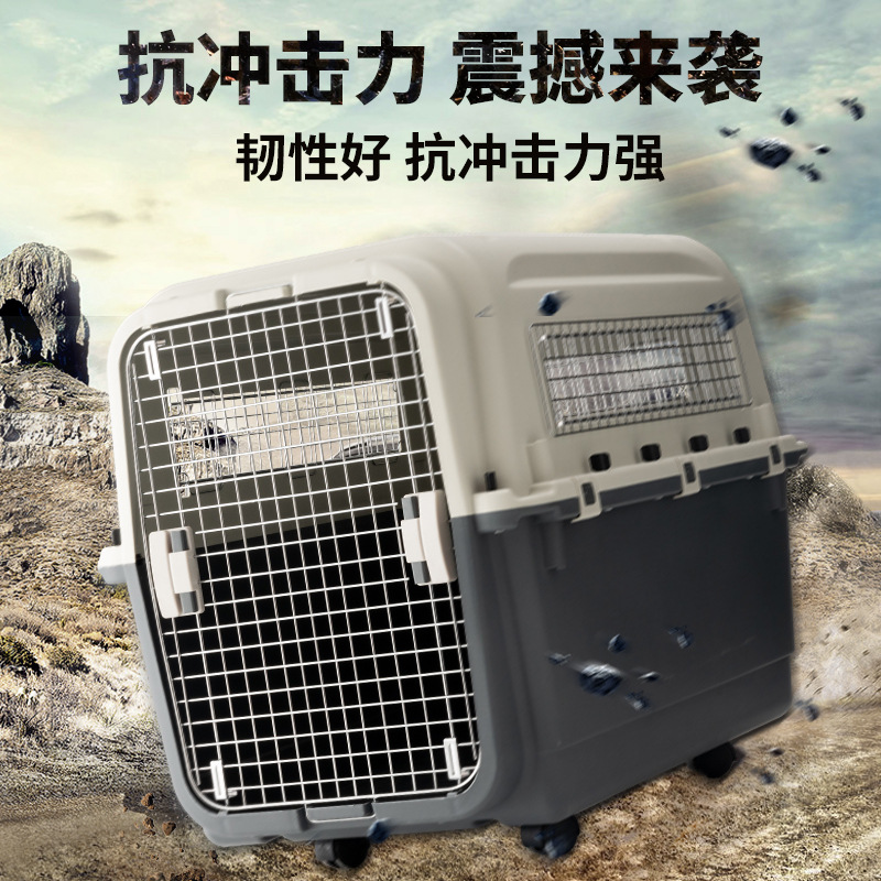 Wholesale of portable air transport cases for dogs, cats, hamsters, rabbits, and large cages for going out details Picture