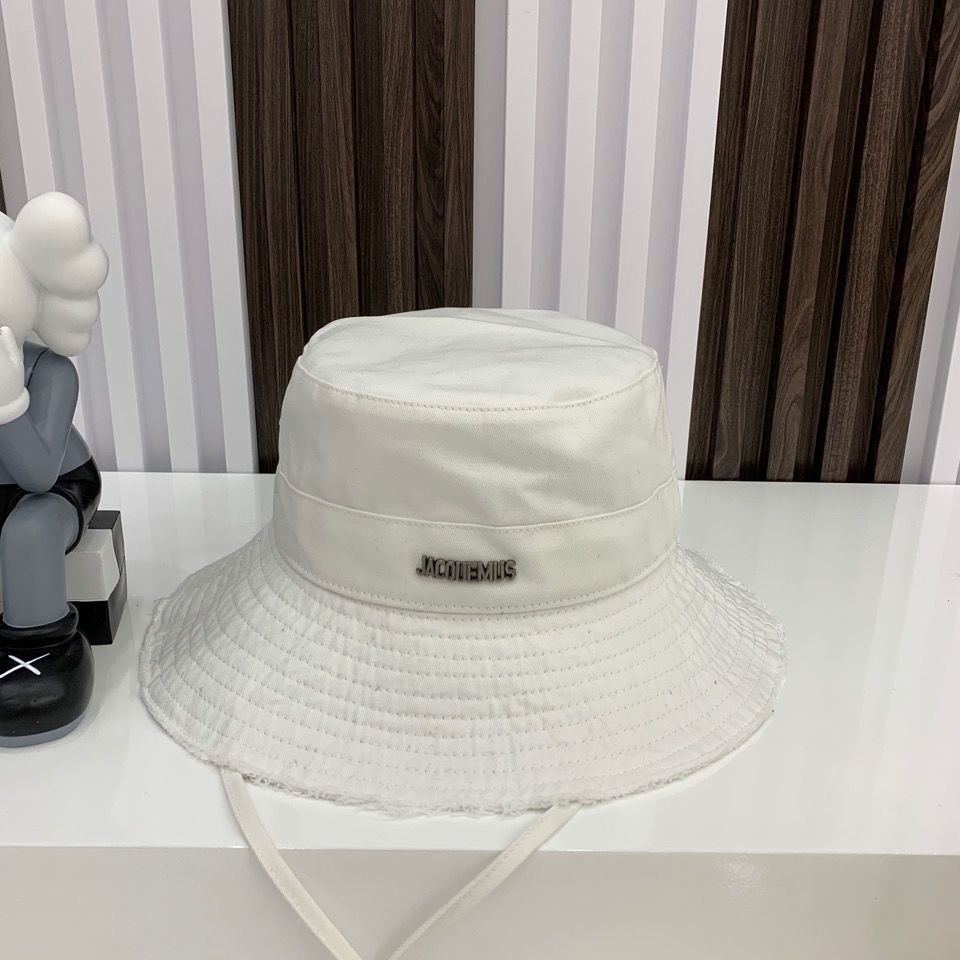 Internet-famous UV protection beach sun letter fisherman hat, summer sun protection and shade hat, basin hat, vacation fringed hanging rope Item Picture