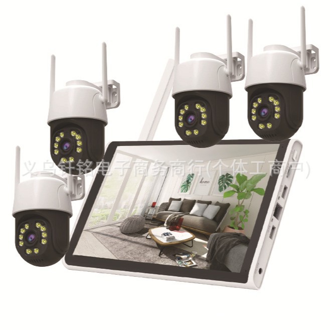 10-inch NVR bullet camera with screen monitoring kit equipped with dual-clear night vision and Xiongmai wireless hard disk for cross-border exclusive storage Application Scenario