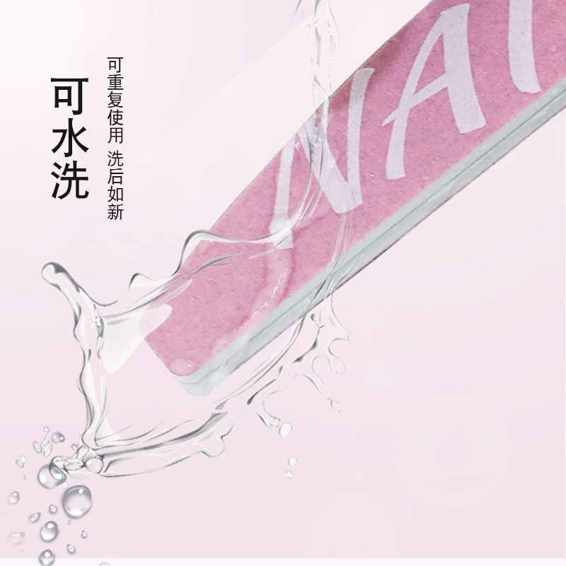 Japanese nail rub strip High quality manicurists use manicure file semi-round sponge rub polishing strip nail scrub strip Application Scenario