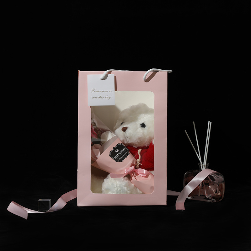 毛绒熊套装七/仿真花/肥皂花产品图