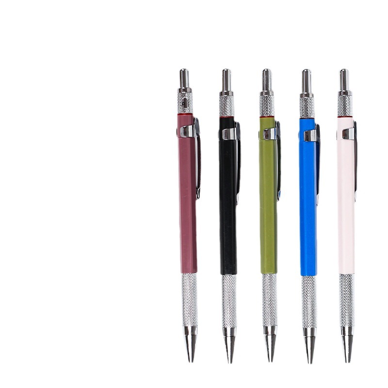 Custom Student Press Pencils Office Art Engineering Draws Metal 2.0 Automatic Pencils With Active Pencils Item Picture