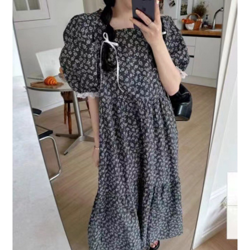 大码连衣裙实物图