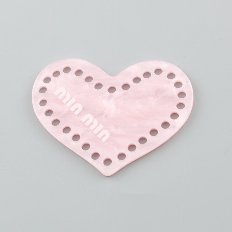 DIY饰品配件  亚克力多孔爱心挑心五角星形吊坠钥匙扣包包链挂件详情8