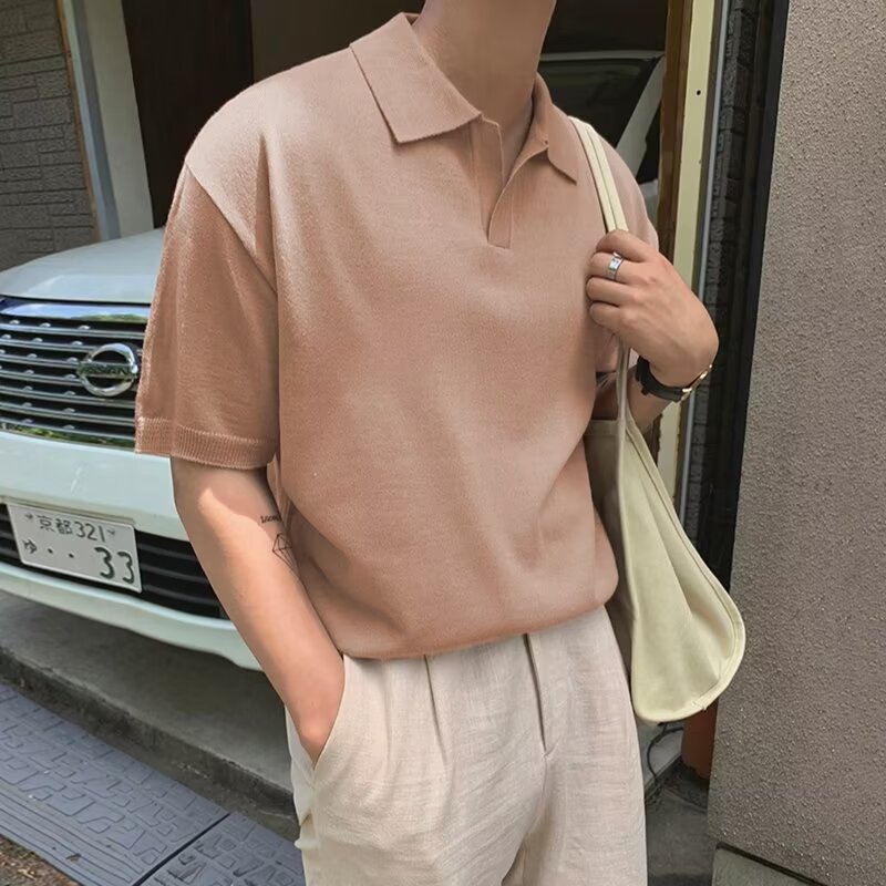 男士POLO衫实物图