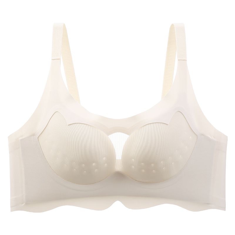 Summer Breathable Women's Mesh Cool Small Chest Special Large Bra Traceless Ultra-Thin Sweet No Underwire Bra Item Picture