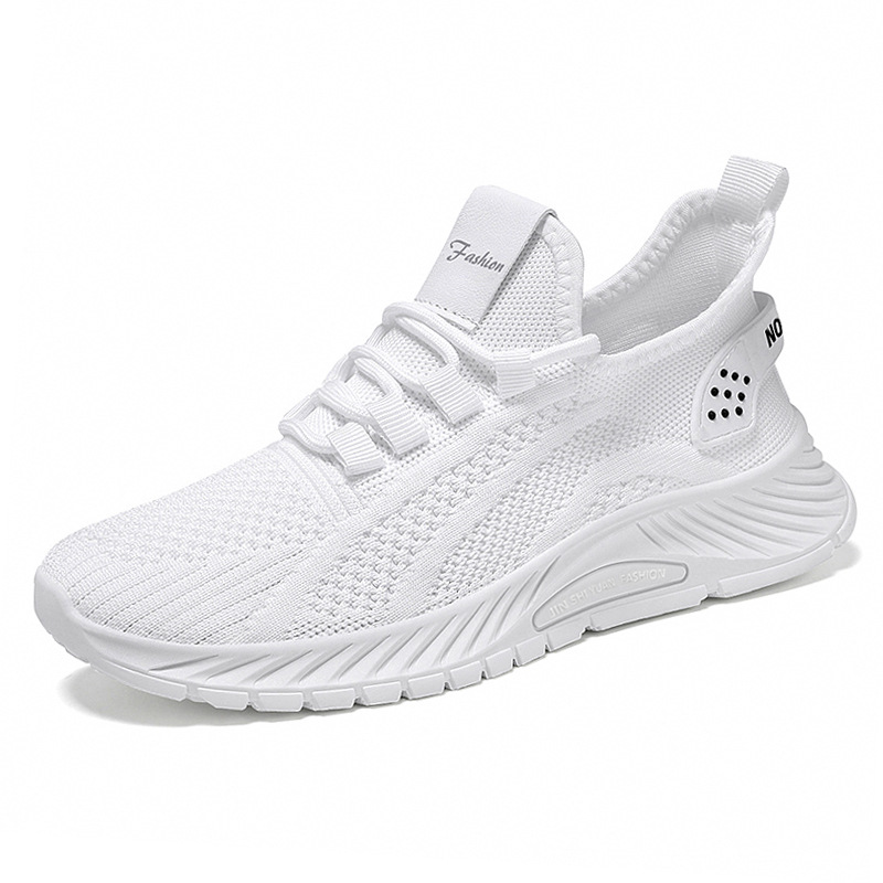 Shoes For Women Fall New Fashion Leisure Sports Single Shoes Wholesale Cross-Border Factory Trend Fly Weaving Women Shoes Hair Item Picture